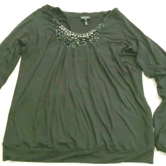 Escada Tops - Escada Sport embellished long sleeve top